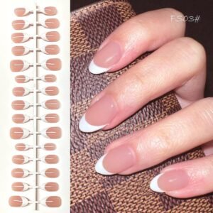 Pinkish French Glossy Nails