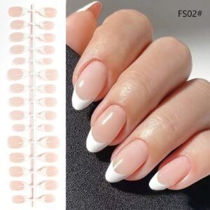 Light Skin French Glossy Nails
