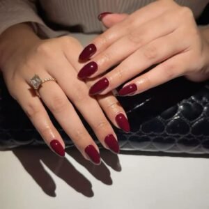Beautiful Cherry red nails